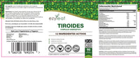 Ezyleaf Thyroid Complex | L Tyrosine Thyroid Support Supplement with Ashwagandha, Iodine, Zinc, Kelp, Sea Moss, Potassium Iodide, Guggul Extract & Selenium | 90 L-Tyrosine Capsules | UK ISO Certified