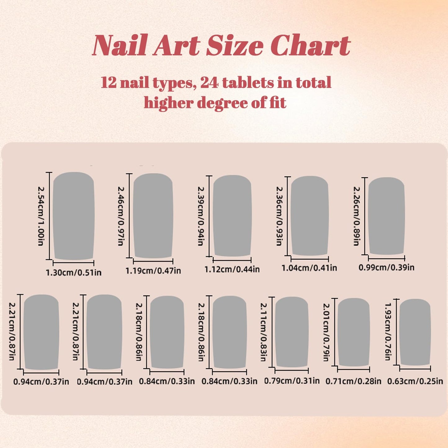 Generic 24PCS Fake Nails with 3D Bow Nails Tip - French Tip Square Press on Chrome for Women Girls Elegant Nail Art