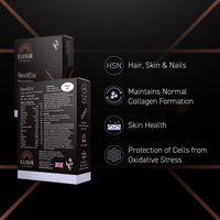 ELIXIR NUTROLOGY Hair Skin & Nails Multivitamins | Supports Normal Hair, Skin & Nail Health | with Biotin, Vitamin C, Vitamin E & Zinc | Collagen Formation & Antioxidant Support | 30 Vegetarian Tablets | UK Made