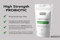 Probiotic Daily - Lactospore® (Bacillus Coagulans) 500 million CFU - 90 tablets – UK Made – FMax5