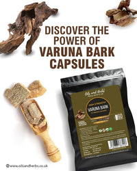 High Strength Varuna Bark Capsule- 1000MG- No fillers or Binders- Made in UK- Prepared by Phd Scientist