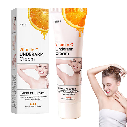 Vitamin C Underarm Cream - Underarm Products for Even Skin Tone - Armpit Skin Lig_htening Cream for Dark Skin - Underarm Cream for Dark Skin, Moisturizing, Hydrating and Reduce Odor