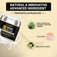 Prime9 Snail Mucin Cream, Korean Moisturizer Face with 92% Snail Mucin Extract, All in One Facial Moisturizer Cream for Deep Hydration, Korean Skincare, Wrinkle & Blemish Care