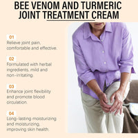 ALLILUYAA Furzero Bee Venom and Turmeric Joint Cream, Furzero Bee Venom Ointment Cream, for Neck, Waist, Back, Hands, Feet
