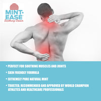 Teisen Products Teisen Mint-Ease Soothing Cream Muscle Rub - Natural High Strength Heating Muscle Cooling Gel for Shoulders Neck Back Joints Knees Feet Lower Back Revitalising Sports Menthol Massage Cream 150 ml.