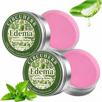 ISBEAUSOLS 2PCS Edema Balm for Legs, Soothing Miracle Balm to Reduce Swelling in Feet and Legs, Var-icose V-eins Cream, Body Cream with Natural Ingredients, Vegan Skincare, 30g × 2