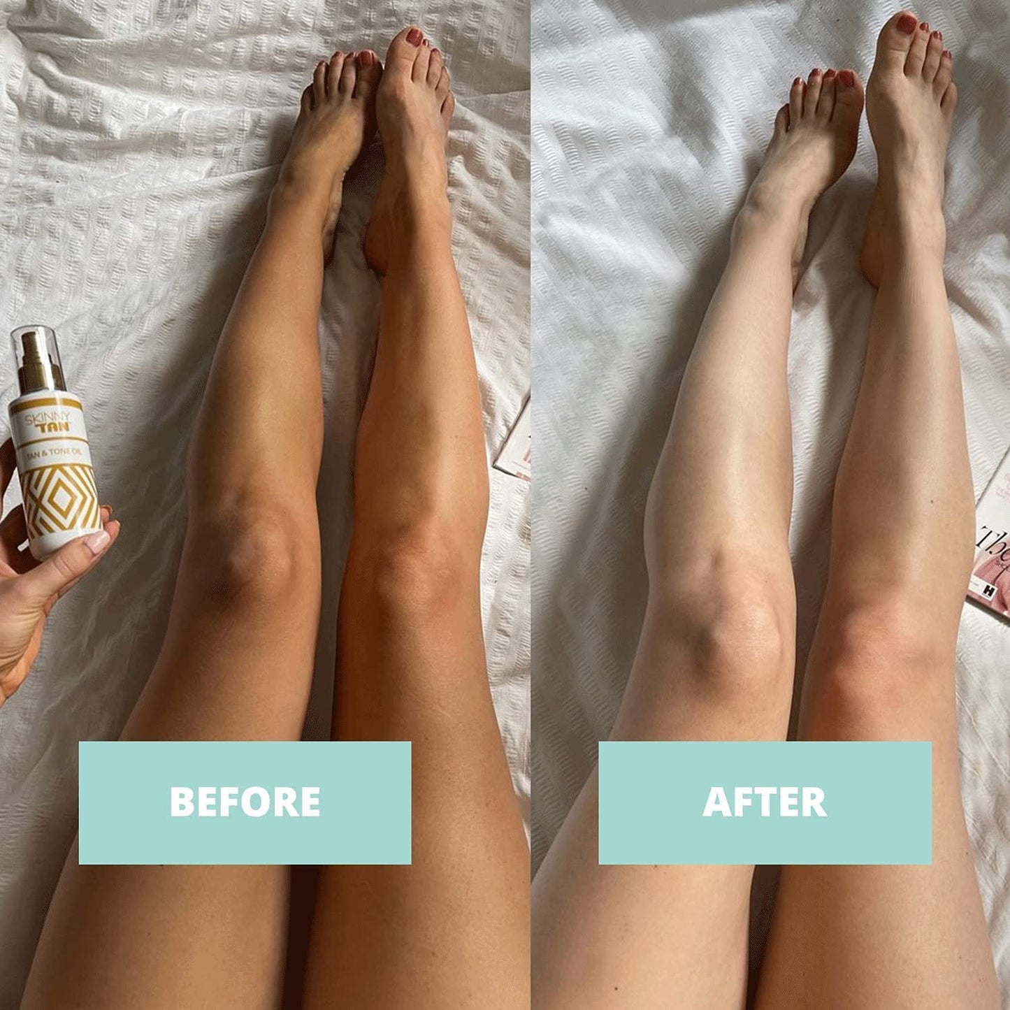 Skinny Tan Tan & Tone Oil, 145ml (Bottle style may vary)