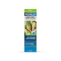 OPTIMA Optima MusselEx Gel, Natural, Cruelty Free, Green Lipped Mussel Extract, Tissue & Joint Massage, 125 ml