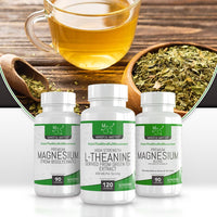 Mindful Matter MM L Theanine | 120 L-Theanine Capsules from Green Tea - High Strength 1000mg Green Tea Extract Providing 400mg L'theanine per Serving | L Theanine Supplement | Non-GMO Gluten Free | Made in UK