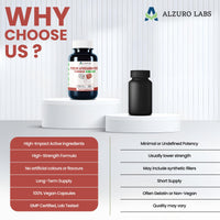 ALZURO LABS Alzuro Labs Pygeum Africanum | 5,000mg Equivalent | 250mg 20:1 Bark Extract (13% Phytosterols) | 120 Vegan Capsules | 4-Month Supply | Prunus africana | GMP & 3rd Party Lab Tested