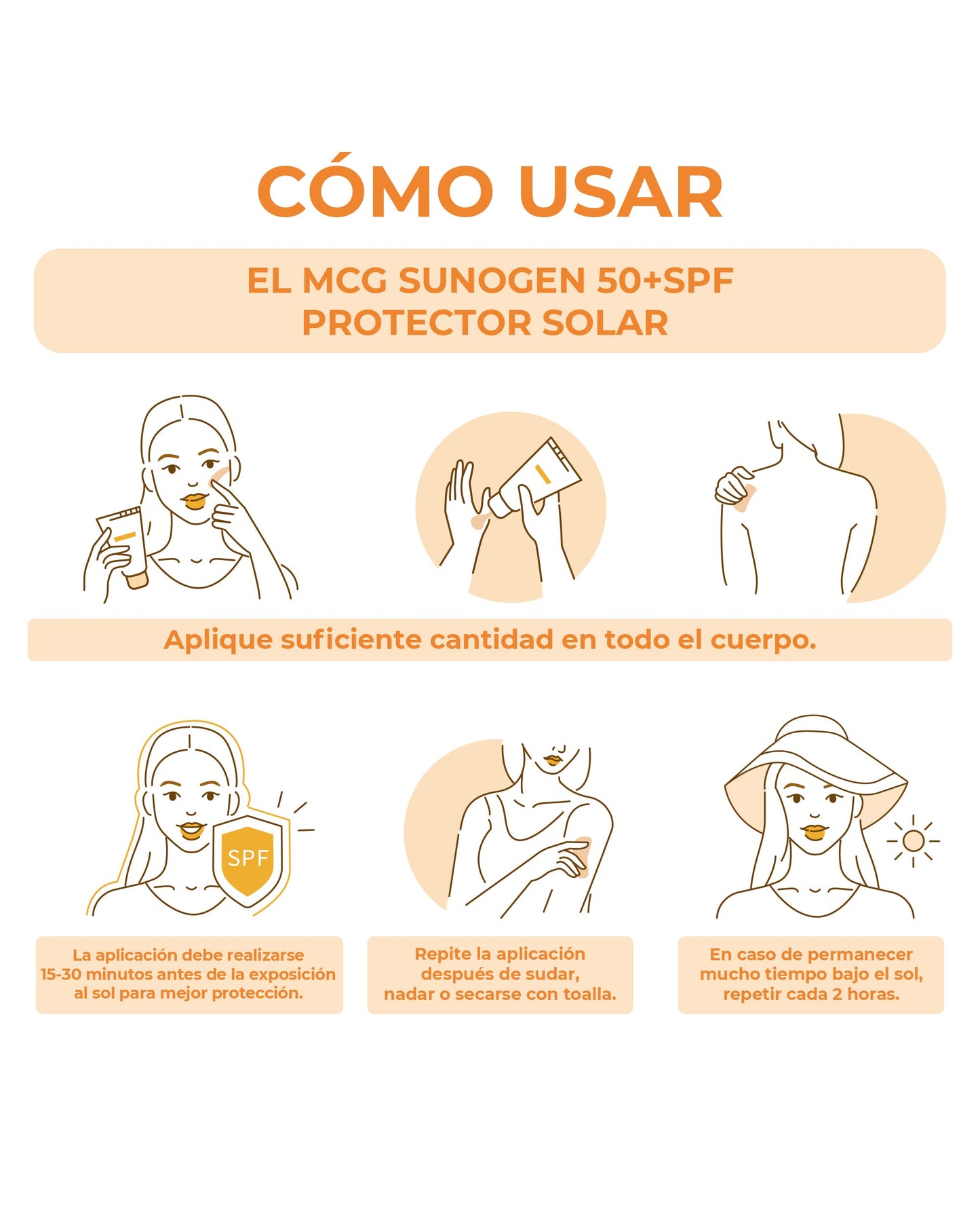 McG Sunogen SPF 50 Sunscreen Cream - Sun Protection with Shea Butter Oil, Vitamin - Sun Cream for Face Women, UVA&UVB, Anti-Aging Ultra Protection Hydrating for All Skin Types