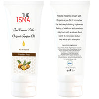 THE ISMA Foot Cream for Renewing Extremely Dry, Rough and Bumpy Feet, Moisturise and Protect Feet, Contain Organic Argan Oil with Vitamin E, 100ml