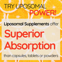 well actually WELL ACTUALLY Liposomal Vitamin C 1000mg Sachets – High Strength Liquid VIT C Supplement - Immune System, Skin, Collagen, Brain & Energy Support - Vegan, 30 Sachets | Orange Twist