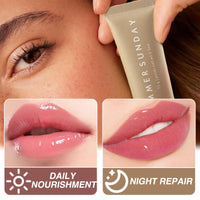 FunnAura 6 PCS Summer Lip Butter Balm Set, Moisturizing Tinted Lip Balm Anti-cracked Plumping for Women Men