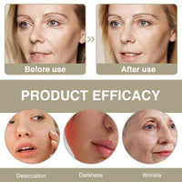 Ninnyi 2 PCS Collagen Peptides Firming Serum Stick, Anti Aging Peptides Serum Stick Improves Skin Elasticity for Tightening Sagging Skin