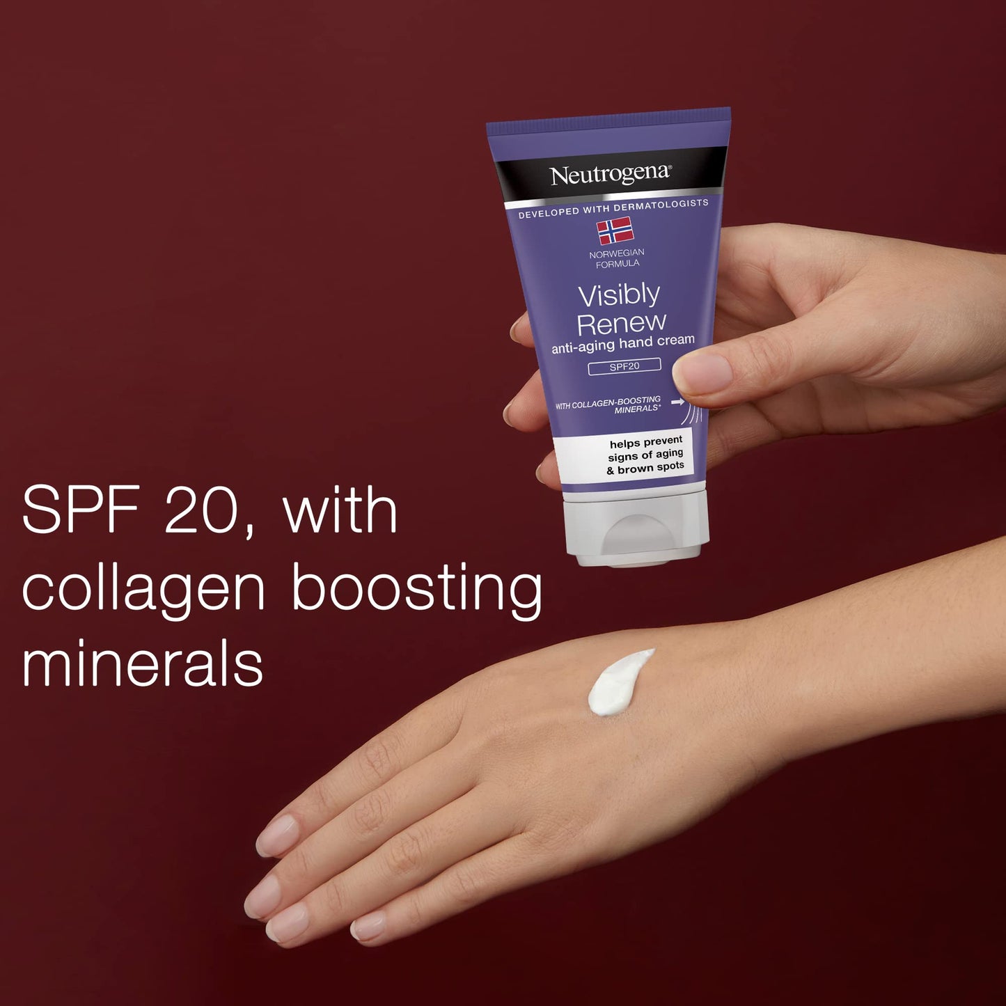 Neutrogena Norwegian Formula Visibly Renew Supple Touch Hand Cream SPF 20, 75 ml