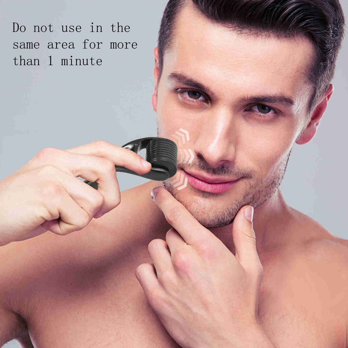 Beard Growth Kit,Beard Oil Beard Growth Serum for Men,0.5MM Derma Roller for Beard Growth,Beard Grooming Tools for Beard Rapid Growth and Thickening