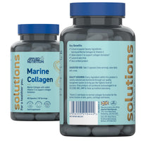 Applied Nutrition - Solutions - Marine Collagen - High Strength Type I Hydrolysed Collagen Capsules - Skin, Hair, Nail & Joint Support - 60 Capsules - 30 Servings