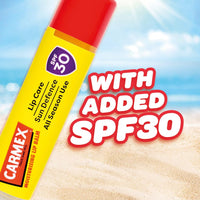Carmex CARMEX SPF30 Sun Defence Tropical Moisturizing Lip Balm for Soft, Protected Lips Stick (10g)