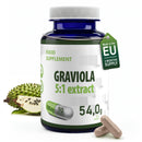 Hepatica Graviola Fruit Extract 2500mg Equivalent (500mg of 5:1 Extract) 90 Vegan Capsules, 3rd Party lab Tested, High Strength Supplement, Gluten and GMO Free