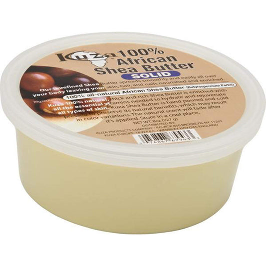 Kuza 100% African Shea Butter Solid White 227g