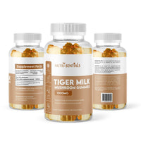Tiger Milk Mushroom Gummies – High-Strength Dietary Supplement for Immune Support and General Wellness, 1000mg, 60 Count