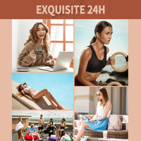 Mikloven 2-in-1 Waterproof Eyebrow Pencil – Dual-Ended Brow Pen with 4-Fork Tip & Precision Brush for Natural Hair-Like Strokes – Ultra-Fine, Smudge-Proof Tint that Lasts All Day (Light Brown)