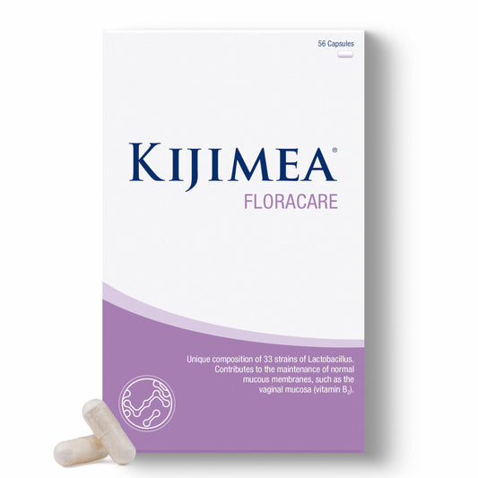 Kijimea® FloraCare - Inspired by The Natural Vaginal Microbiome | 33 Carefully Selected strains of Lactobacillus in a high Dosage + Vitamins B2, B3, B7, and Zinc - 56 pcs