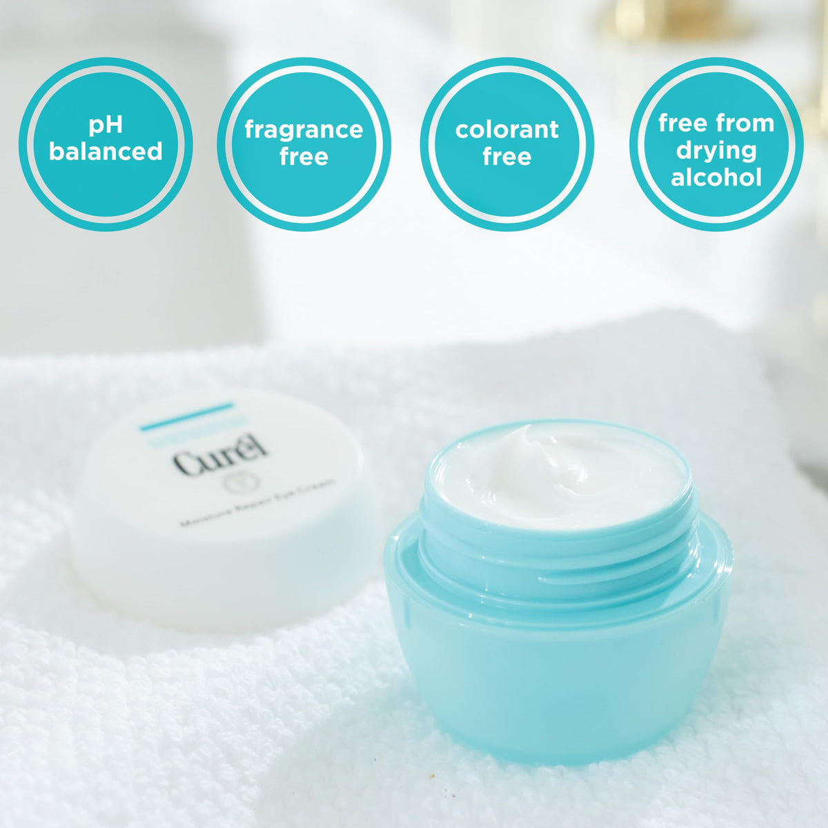 Curel Curél Hydrating Repair Eye Cream for Dry, Sensitive Skin, 25g