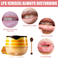 KDJXZ Honeybalm lip Balm,Honey lip Balm,Honey Balm uk Lips,Honeybalm,Honey Pot Lip Balm Moisturizing, Prevent Dry and Peeling Lips, Reduce lip Lines, Suitable for Women and Girls