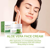 FresFresi Aloe Vera Face Cream - Hydrating & Nourishing Moisturizer for Women, 98% Pure Aloe Vera, Suitable for All Skin Types - Moisturize & Combat Wrinkles naturally
