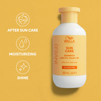 Wella Professionals Invigo Sun Care After Sun Gentle Cleansing Shampoo - For After Sand & Sea Salt Exposure - Perfect for Holiday & Travel (300ml)