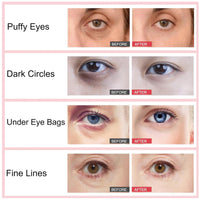 LUMKMAS Retinol Eye Stick, Retinol Serum Eye Cream Stick for Dark Circles, Puffy Eyes, Reducing Fine Lines, Anti-Aging Eye Brightener, Moisturizing & Refreshing Under Eye Cream for Women