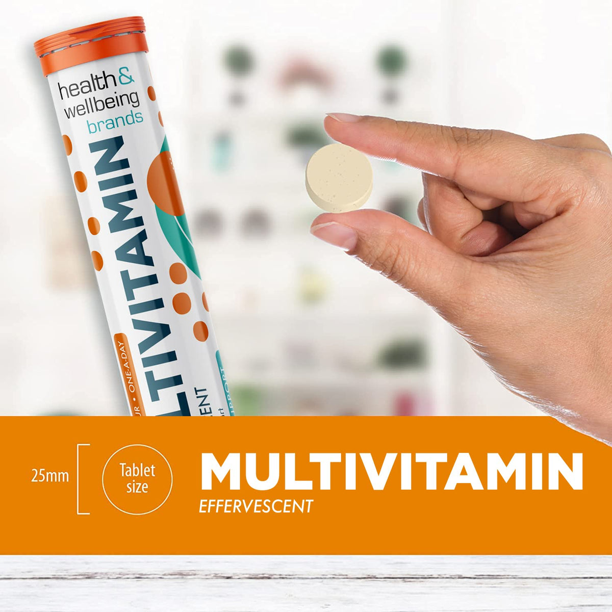 Club Vits Effervescent Multivitamins - High Strength Multivitamin Tablets - Complete One a Day Supplements for Men & Women - 20 Per Tube (Pack of 2)