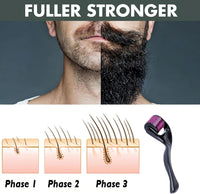 Derma Roller for Skin,Beard Derma Roller for Hair Growth & Care,Facial Roll, Micro needling 0.25mm 0.5mm 1mm 1.5mm,540 Titanium Micro Needles for Facial,Body & Hair Growth (0.5MM)