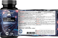 APOLLO'S HEGEMONY Zinc L-Carnosine 37.5 mg per Capsule - 90 Vegan Capsules - 3 Months Supply - for Skin, Hair & Nail Health - Supplement by Apollo's Hegemony