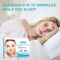 QUIWEN Face Wrinkle Patches 160 Pieces Wrinkle Remover Strips Pure Collagen Anti Wrinkle Patches Facial Patches for Wrinkles, Face Tape for Smooth Eye,Mouth,Forehead Wrinkles-Reduces Wrinkles, Nourishes Skin