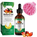 GMOLARSUSCO Batana Oil for Hair Growth with Scalp Massager, 100% Pure & Natural Raw Batana Oil from Honduras, Repairs Demaged Hair, Reduce Hair Loss for Healthier Thicker Fuller Hair 60ML
