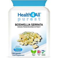 Boswellia Serrata Extract 2800mg (303mg boswellic acids per Capsule) 120 Capsules 4 Months Supply, High Strength Indian Frankincense Resin, Joint Support Supplement | Made in UK by Health4All