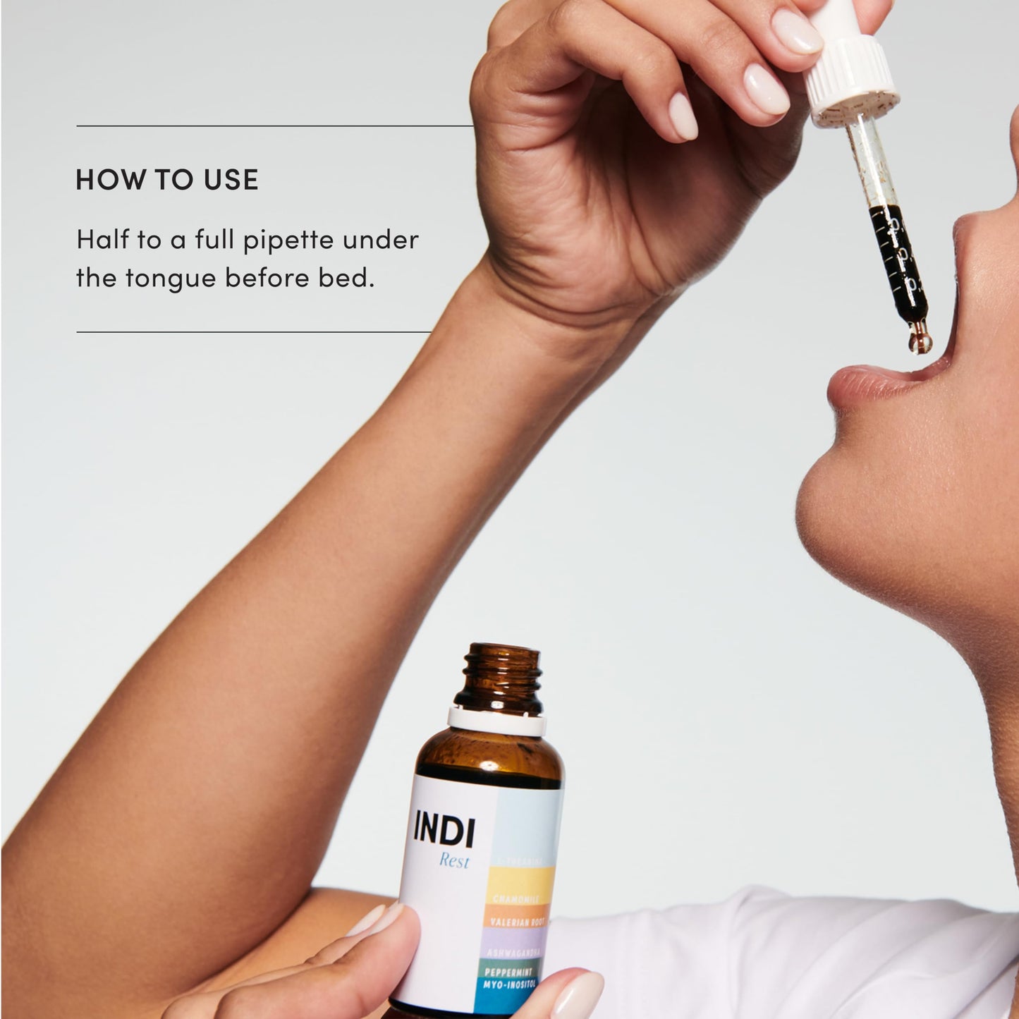 Indi Rest Supplement - Herbal Sleep Remedies - 100% Plant - All Natural Sleep Aids for Adults - Formulated with Natural Sedative Plants to Support Sleep - Indi Rest Supplement - 30ml Night Dropper