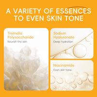 LAIKOU Skincare Set, Vitamin C Face Care Sets & Kits, Face Cream,Serum,Eye Cream,Handmade Soap & Sheet Masks, Hydrating, Brightening & Anti Aging for Radiant Skin Gift Set for Women Teenage Girls