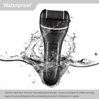 Bemece Electric Foot File Callus Remover, Professional Rechargeable Waterproof Pedicure Kit with 10 in 1 Foot Files Pedicure Tools Set for Cracked Heels Calluses and Dead Skin…（Gifting Recommendation）
