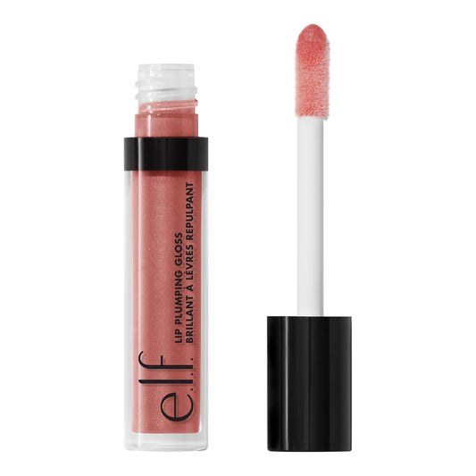 e.l.f. Lip Plumping Gloss, High-Shine Sheer Colour, Hydrates & Creates Fuller Lips With Vitamin E, Vegan & Cruelty-Free, Sweet Talker