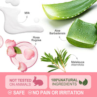 Foot Peel Mask, 3 Pack JVR Feet Exfoliating Mask, Moisturizing Socks, Footskin Care for Callus, Restoring Cracked Heel Dead, Dry, Hard Skin, Baby Soft Smooth Touch (Rose)