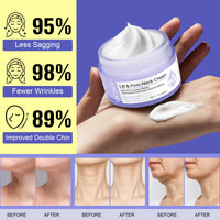 Neck Firming Cream - Anti-Aging Neck Cream for Tightening and Wrinkles for an Even Skin Tone and Neck Lift (50ml)