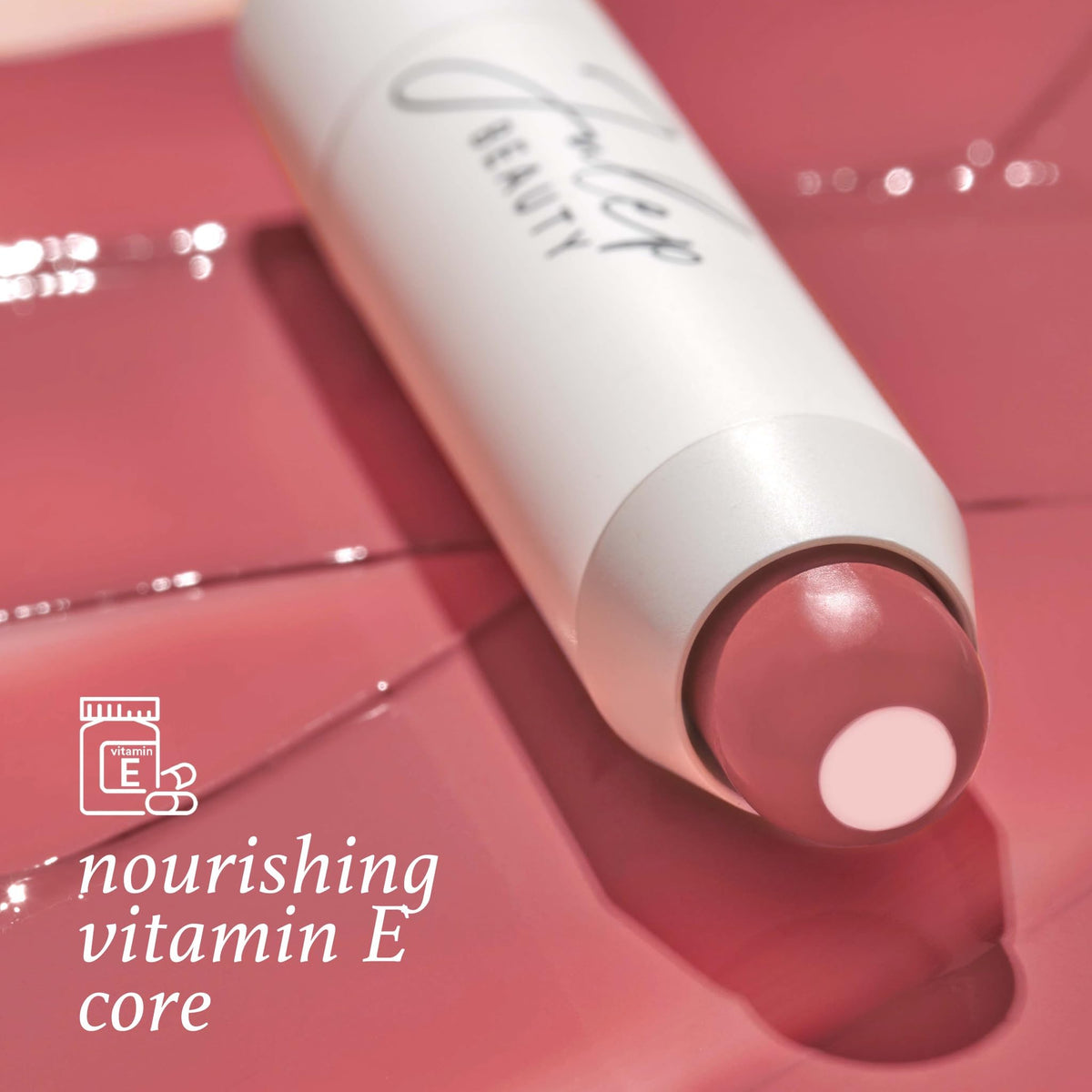 Julep It's Balm Full Coverage Lip Crayon (Canyon Rose) Hydrating, Nourishing Lip Colour - Smooth, Highly Pigmented, Semi-Gloss Finish - Buildable Lipstick with Nourishing Vitamin E Lip Balm Core