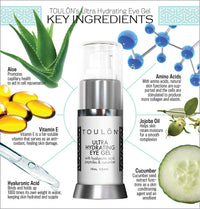 Best Eye Gel for Dark Circles and Puffiness. Reduce Wrinkles, Bags & Crows Feet. Natural & 100 Pure Firming Anti Aging Gel for Men and Women with Aloe Vera & Soothing Cucumber.