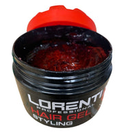 Lorenti Hair Styling Gel | Strong Hold, Edge Control Gum Effect Natural Shine 300ml (Red X-Treme Hold)
