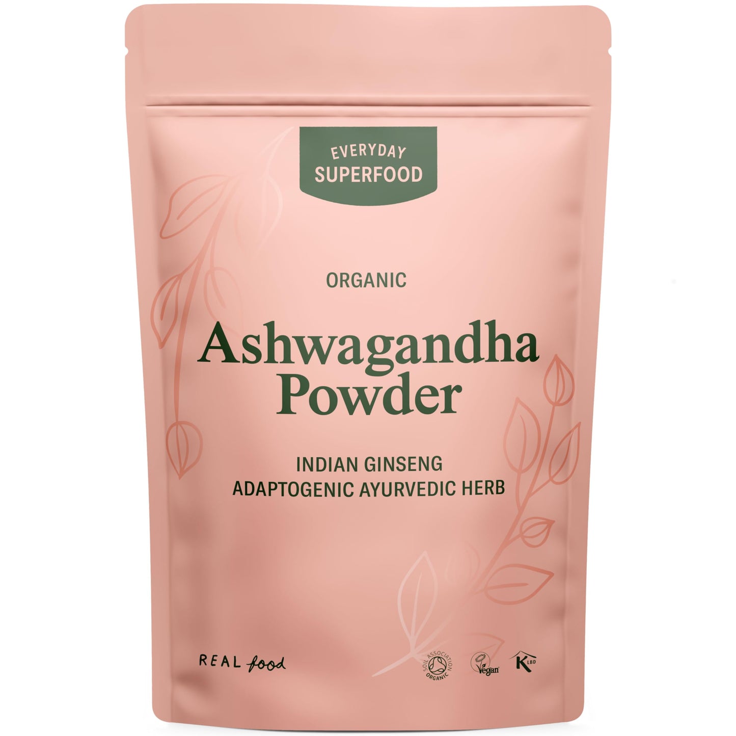 Ashwagandha Powder Organic 50g Premium Root Powder Pure Keto Ingredient Use Everyday Superfood Organic Ashwagandha Powder in Drinks and Food