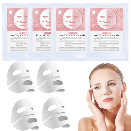 Nadiaen Bio-dance Bio Collagen Face Mask Overnight Collagen Real Deep Mask Overnight Deep Hydrating Overnight Mask for Face Care Bio Collagen Face Mask Collagen Overnight Mask (4PCS)